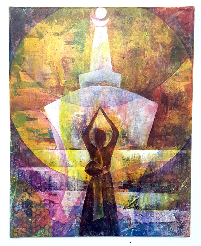 敬拜-16x20-Acrylic