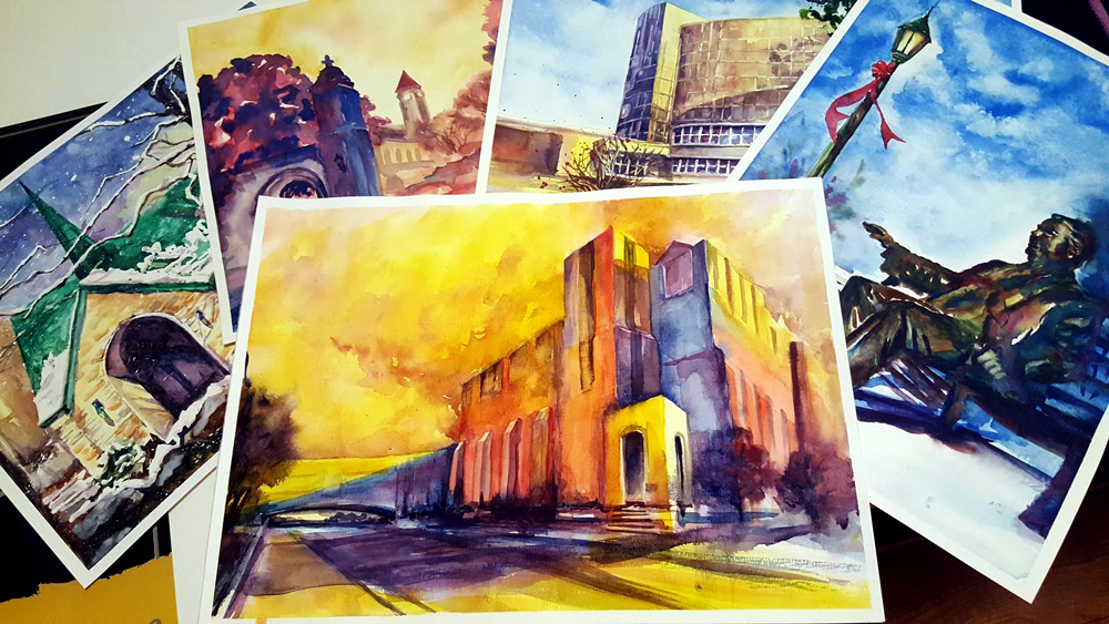 水彩风景-复制品-11x13