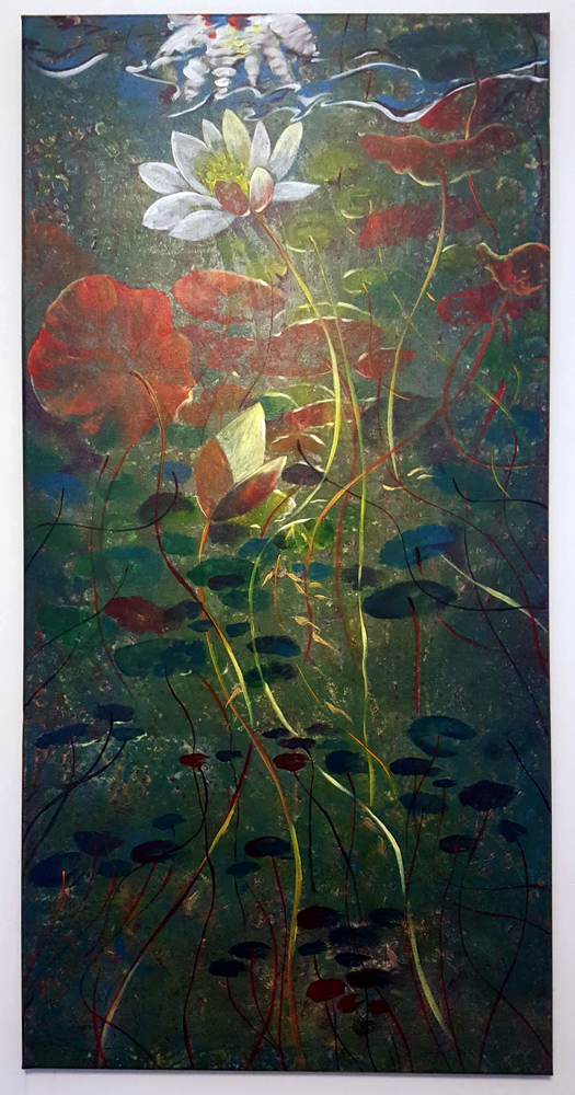 水中荷花-24x48Acrylic