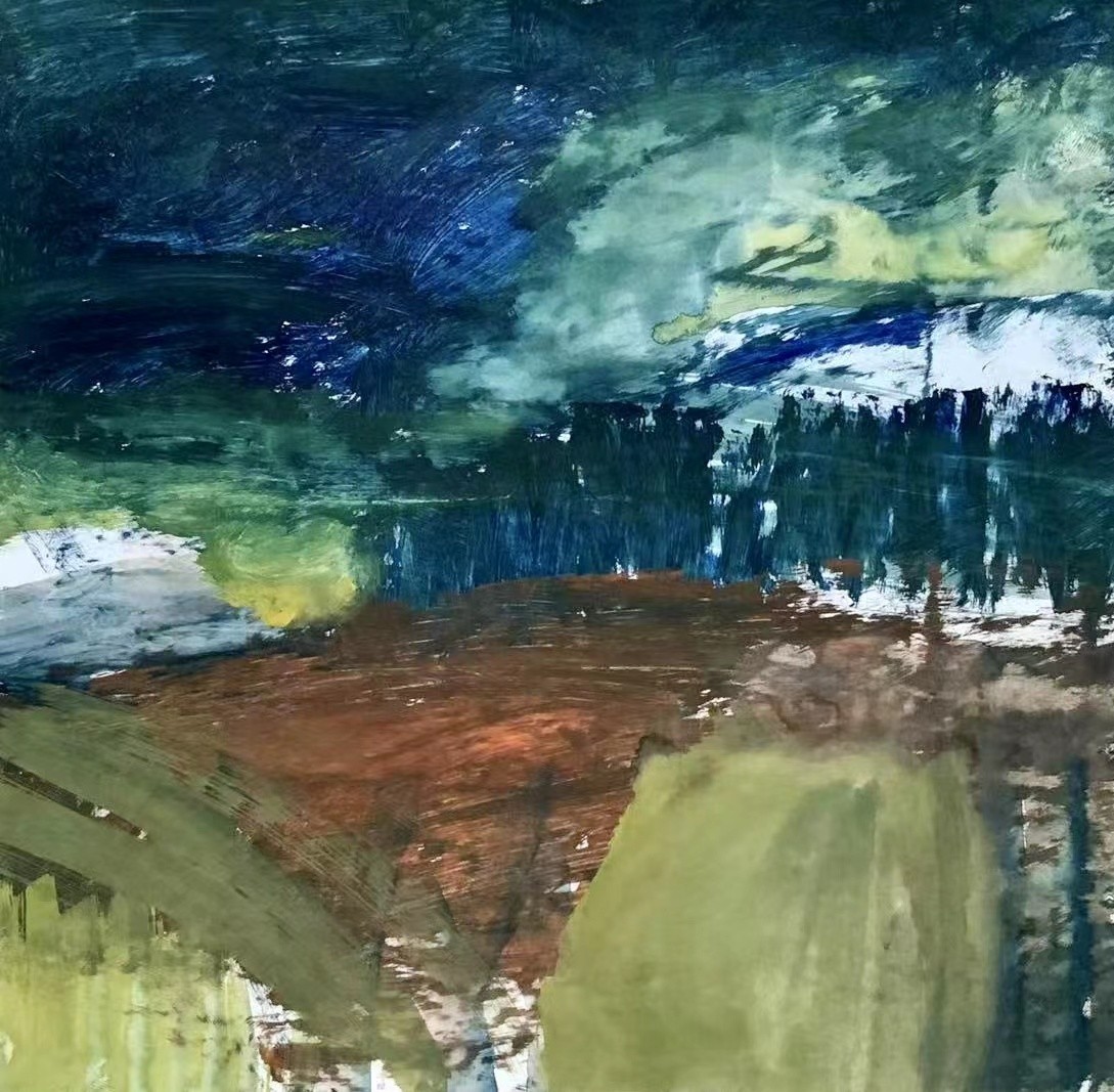 空间·时间4 35×35cm 水彩