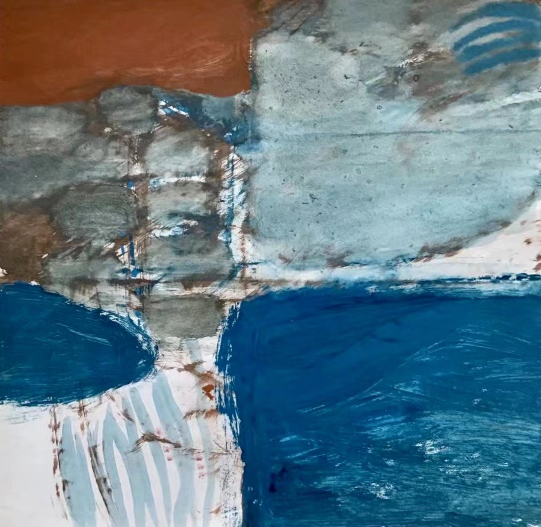 空间·时间2 35×35cm 水彩