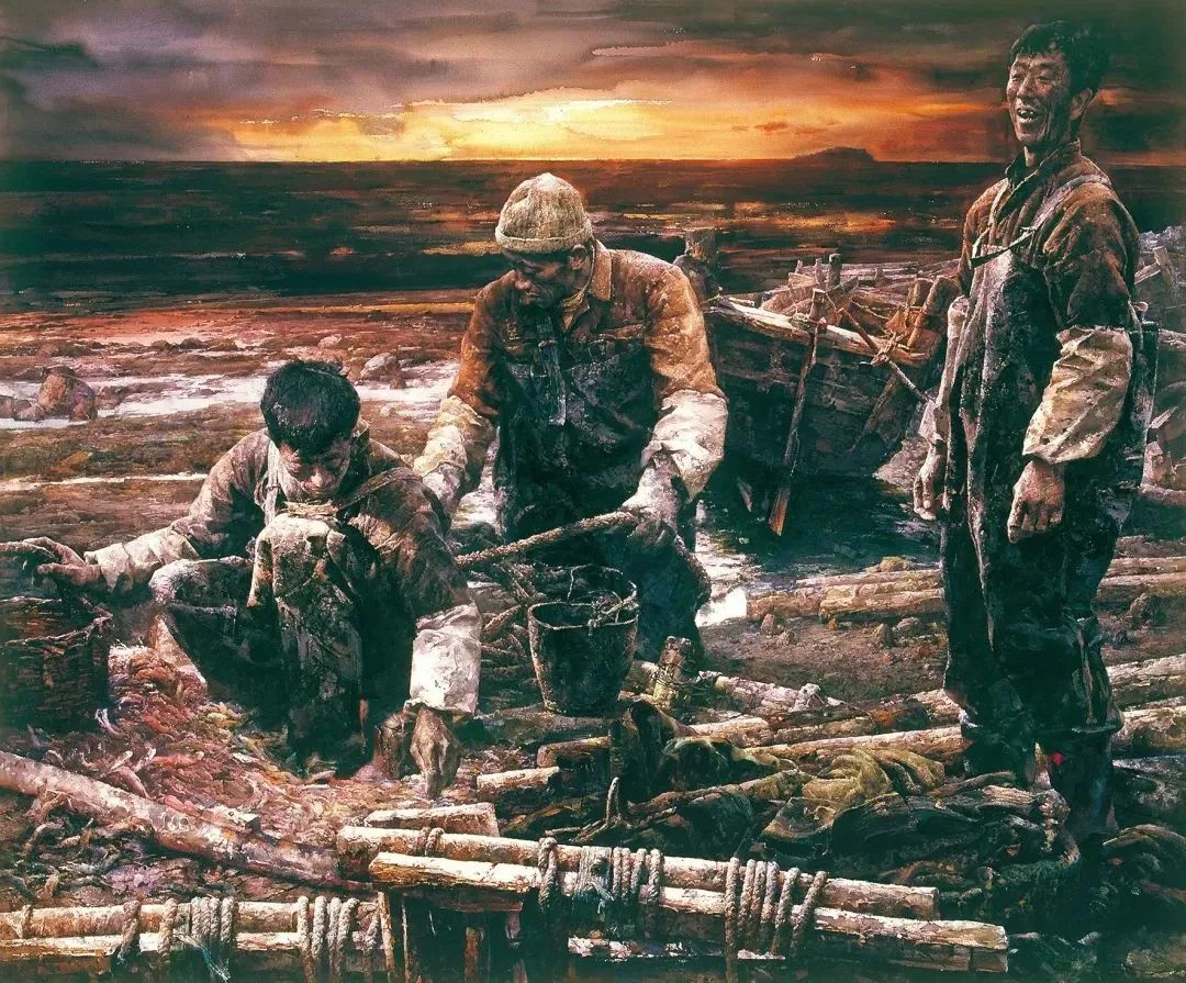 《渔歌》 150cmX170cm 2005年